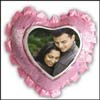 HEART SHAPE PILLOW SPARKLE (Wedding) pink color - Click here to View more details about this Product